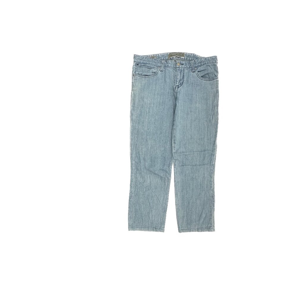 Paper Denim‎ & Cloth Sienna Low Rise Straight Women's size 29P Blue Denim Jeans.